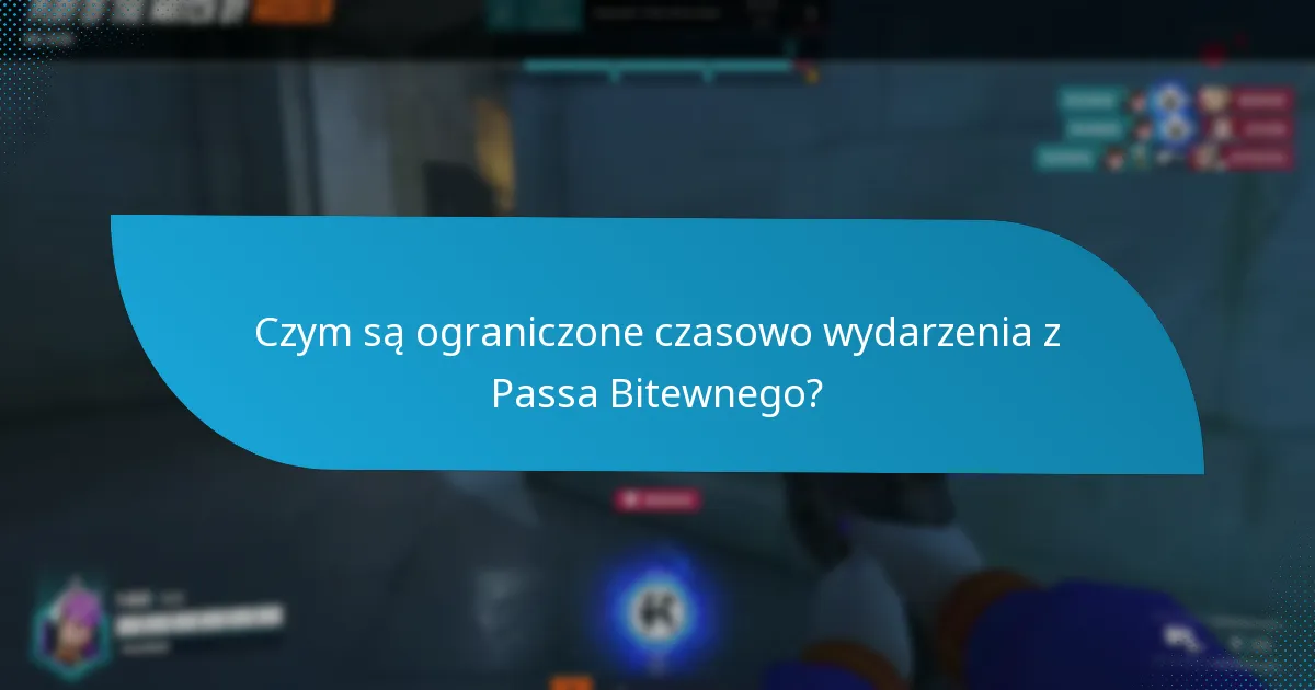 Czym są ograniczone czasowo wydarzenia z Passa Bitewnego?