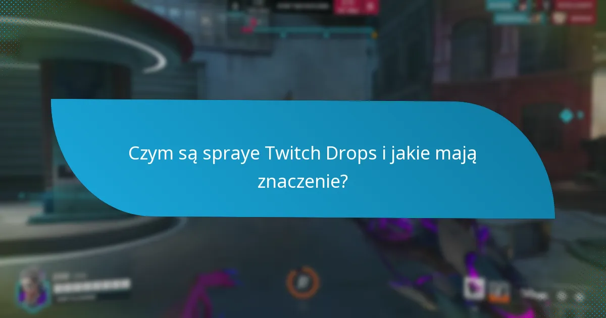 Jakie są różne wzory sprayów Twitch Drops?