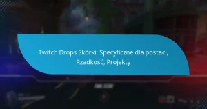 Twitch Drops Skórki: Specyficzne dla postaci, Rzadkość, Projekty