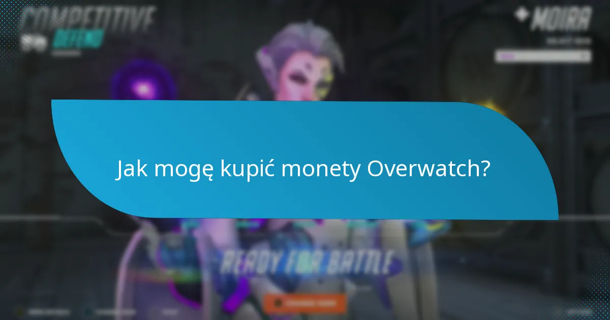 Jak mogę śledzić saldo moich monet Overwatch?