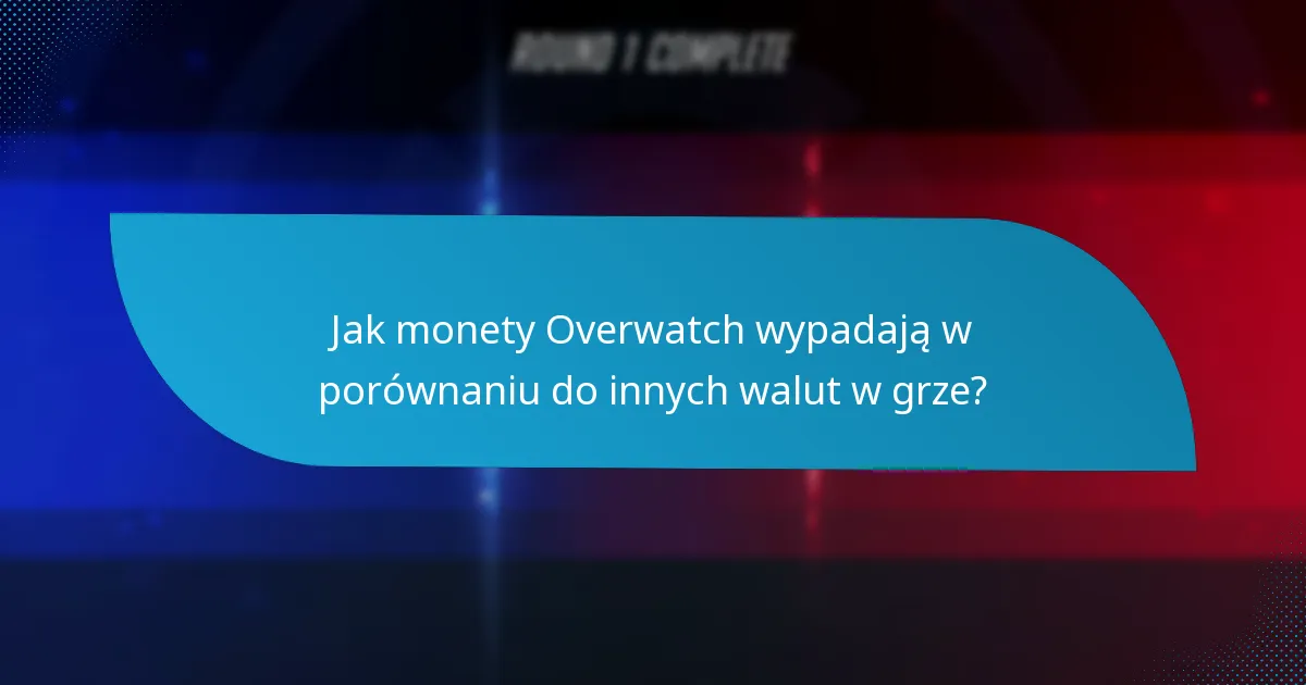 Jak gracze mogą kupować monety Overwatch?